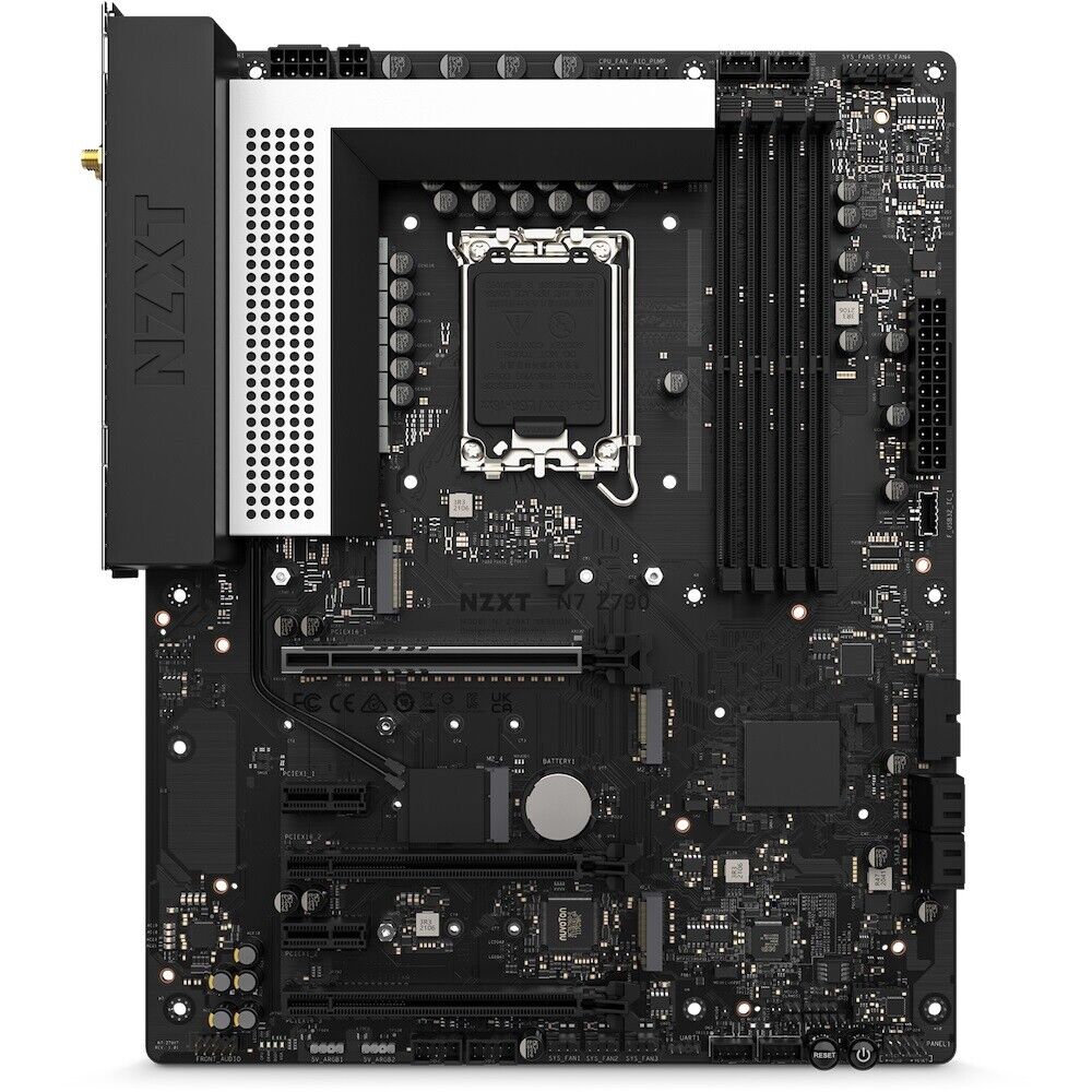 NZXT N7-Z79XT-W1 Motherboard Z790 S1700 128GB DDR5 PCIE ATX White Retail