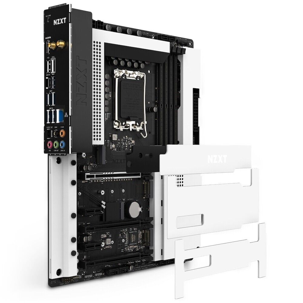 NZXT N7-Z79XT-W1 Motherboard Z790 S1700 128GB DDR5 PCIE ATX White Retail