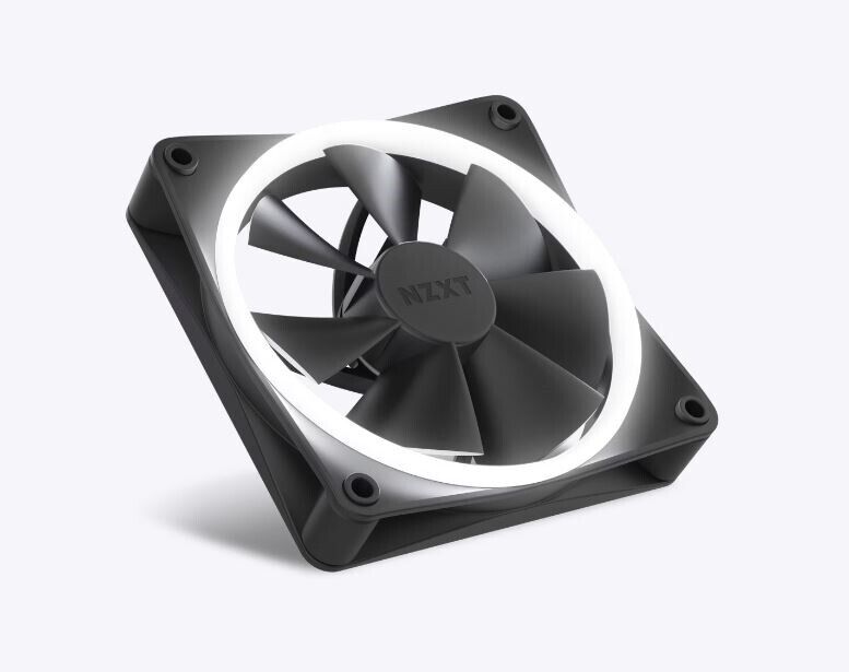 NZXT RF-R12SF-B1 Fan F120 RGB 120mm Fan FDB 12V DC 4-pin PWM Black Retail