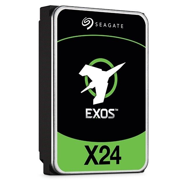 Seagate ST16000NM007H 16TB Hard Drive Exos X24 HDD 3.5 SAS 7200 ISE Bare