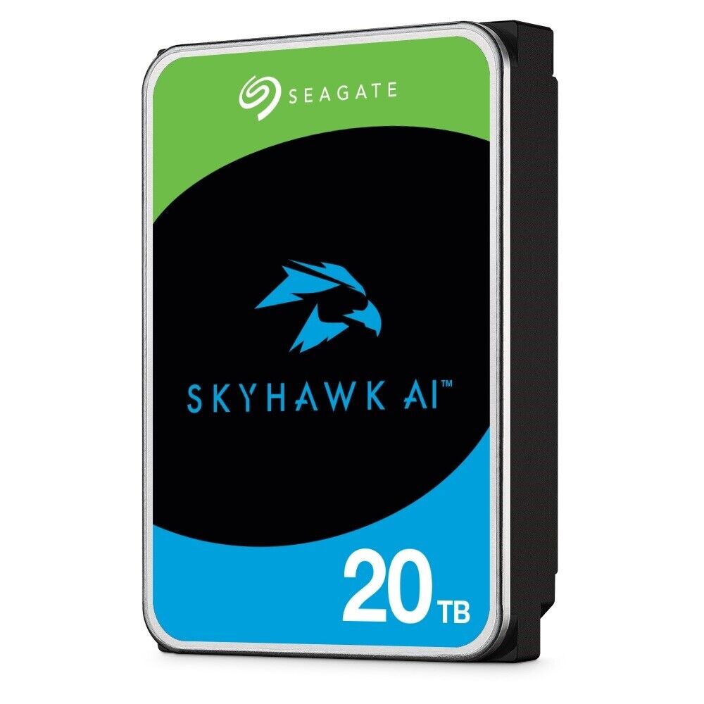 Seagate ST20000VE002 Hard Drive 20TB SATA 3.5 SKYHAWK AI Retail