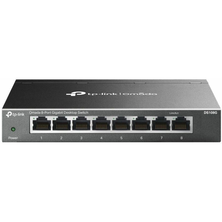 TP-Link DS108G Omada 8-Port Gigabit Desktop Unmanaged Switch Metal Casing