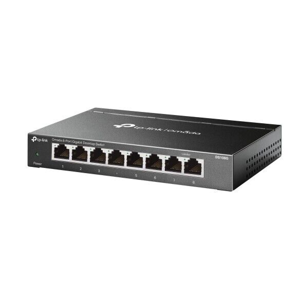 TP-Link DS108G Omada 8-Port Gigabit Desktop Unmanaged Switch Metal Casing