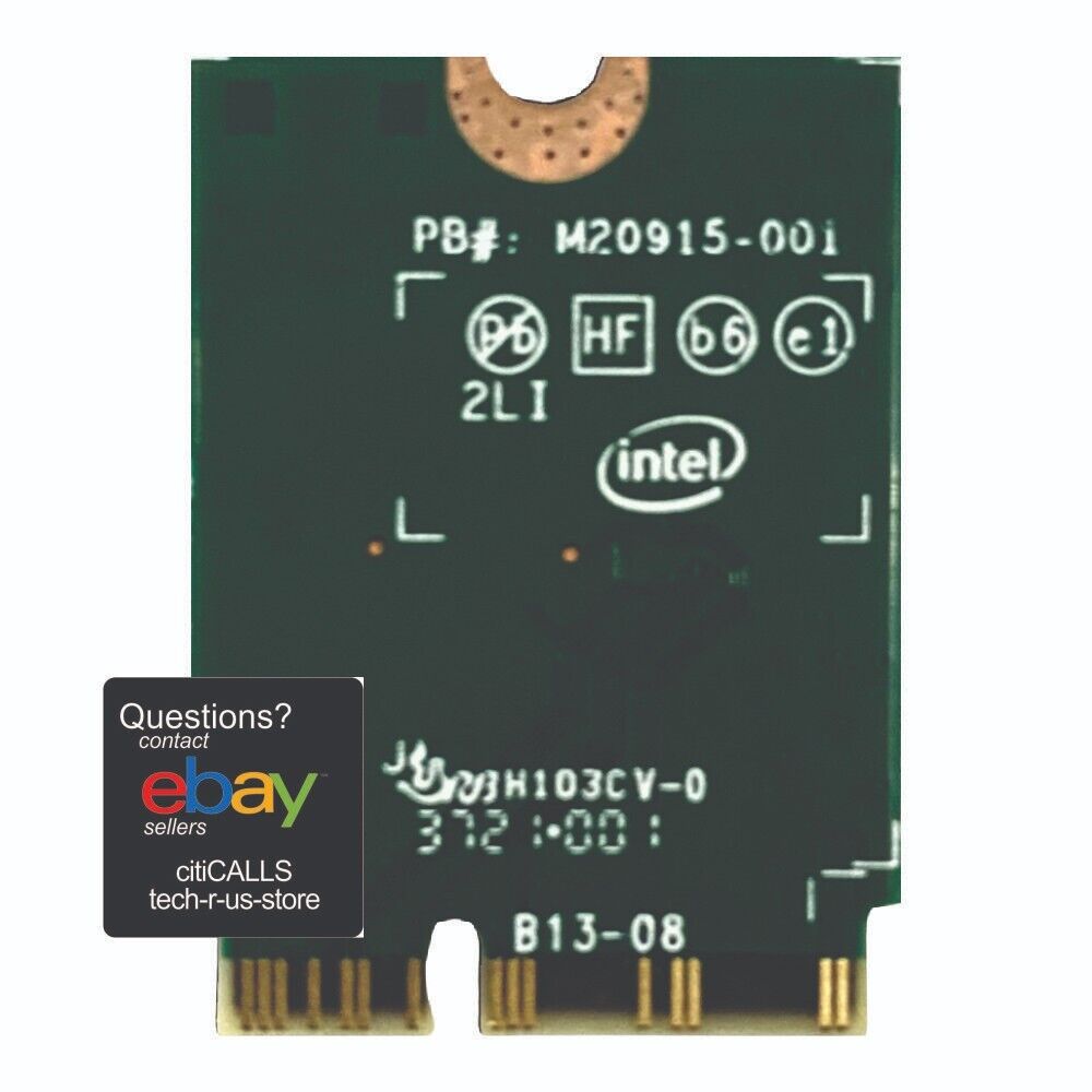 Intel AX411.NGWG.NV Networking WiFi 6E AX411 Gig 2230 DCT 2x2 AX R2 6GHz+BT BULK