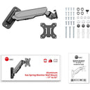 SIIG CE-MT2K12-S1 Aluminum Gas Spring Monitor Wall Mount 17 inch to 32 inch