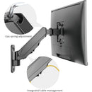 SIIG CE-MT2K12-S1 Aluminum Gas Spring Monitor Wall Mount 17 inch to 32 inch