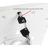 SIIG CE-MT2611-S1 Security Countertop Kiosk and POS Stand for iPad