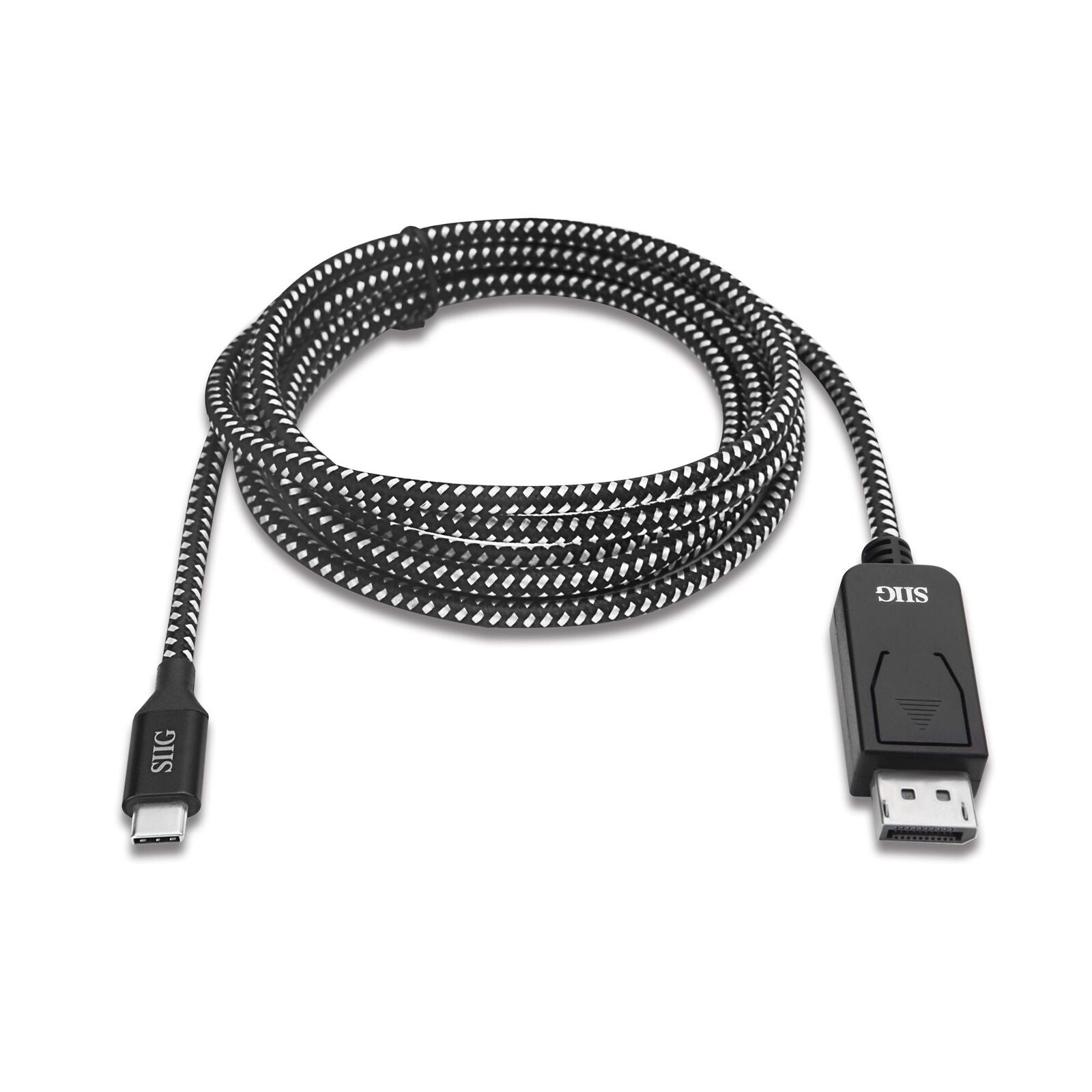 SIIG CB-TC0A12-S1 USB Type-C to DisplayPort Cable - 2M - DisplayPort/USB-C