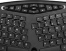 Adesso AKB-160UB TruForm Ergonomic Keyboard w Palm Rest 17 Hot Keys Scroll Wheel