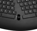 Adesso AKB-160UB TruForm Ergonomic Keyboard w Palm Rest 17 Hot Keys Scroll Wheel