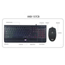 Adesso AKB-137CB 104 Key Illuminated Gaming Backlit Keyboard Mouse Combo 1000DPI