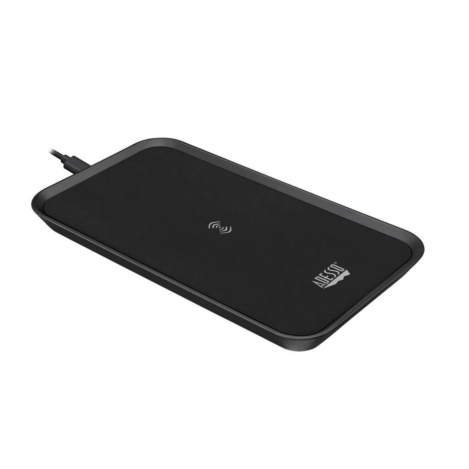 Adesso AUH-1030 10W Max Qi-Certified 3 Coils Wireless Charging Pad USB-C USB-A