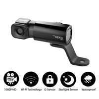 Adesso GekoGear GOMS32G Moto Snap 1080P HD Motorcycle DashCam 32GB Waterproof