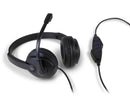 Aluratek AWHU02FB USB Stereo Headset with Boom Mic In-Line Controls Noise Cancel