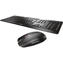 Cherry JD-8500EU-2 STREAM Wireless Black Hotkey Keyboard 6 Button Mouse 2400dpi