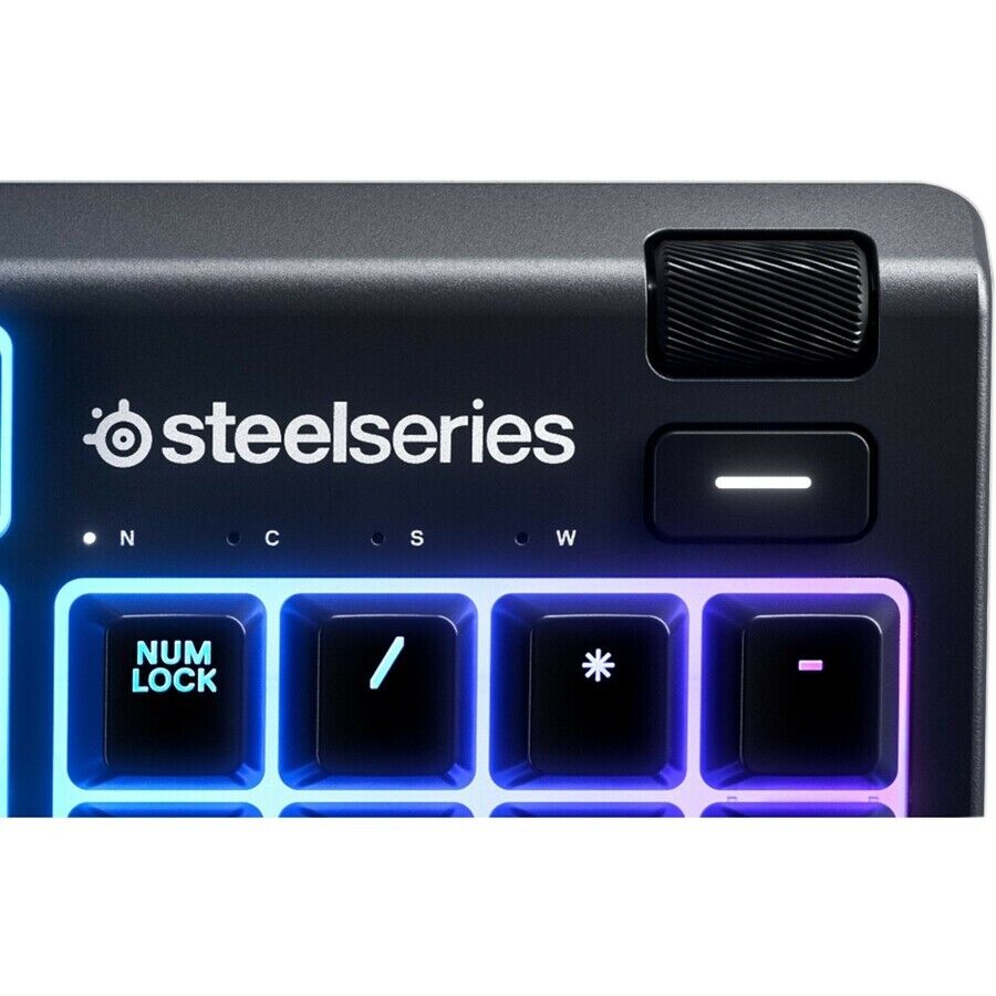 Steelseries 64795 APEX 3 RGB USB Gaming Keyboard Magnetic WristRest Water Resist