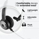 Codi A04616 CLARO Bluetooth Wireless Mono Headset w AI-ENC Noise Cancel Boom MIC