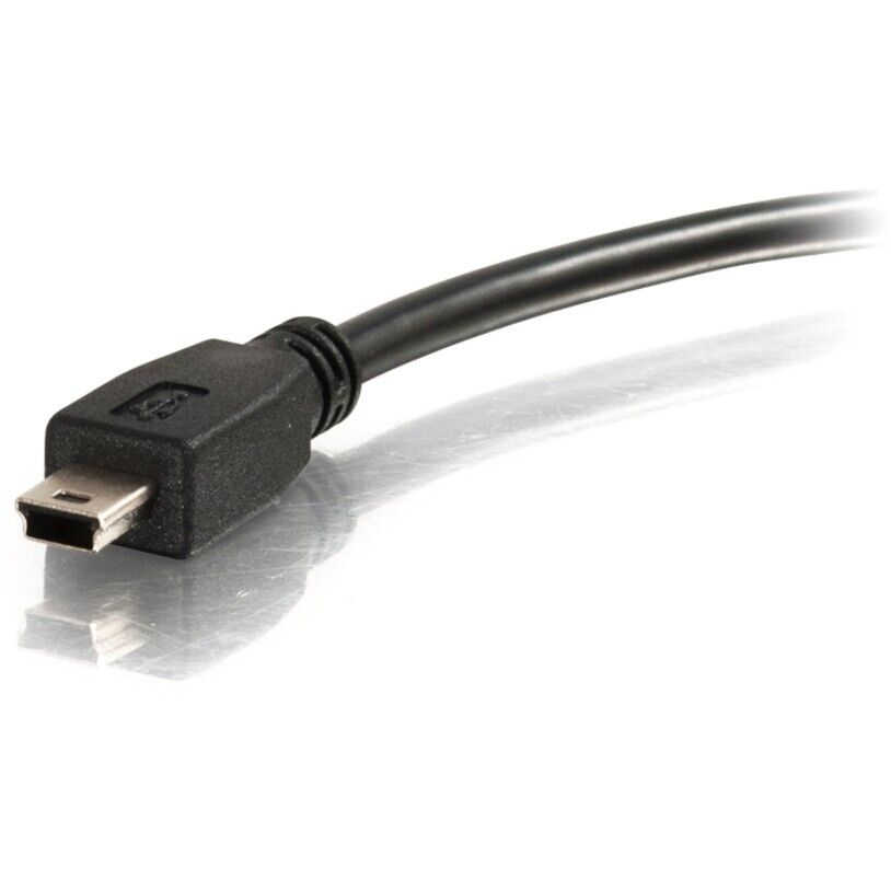 C2G 27005 6FT (72") USB-A to USB-Mini-B Male Male BLACK Cable