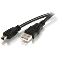 C2G 27005 6FT (72") USB-A to USB-Mini-B Male Male BLACK Cable