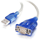 C2G 26886 18IN (1.5FT) USB to DB9 Serial RS232 Cable for PC Modem PDA Camera