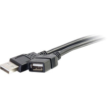 C2G 52106 3.3FT (1M) USB-A to USB-A 2.0 Extension BLACK Cord Cable Male Female