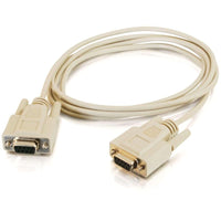 C2G 03044 6FT (72") DB9 Null Modem Cable Beight Female DTE DCE Data Transfer