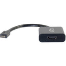 C2G 29474 USB-C 3.1 to HDMI 4K 4096 Male Male AV Black Adapter 6" Cord Dongle