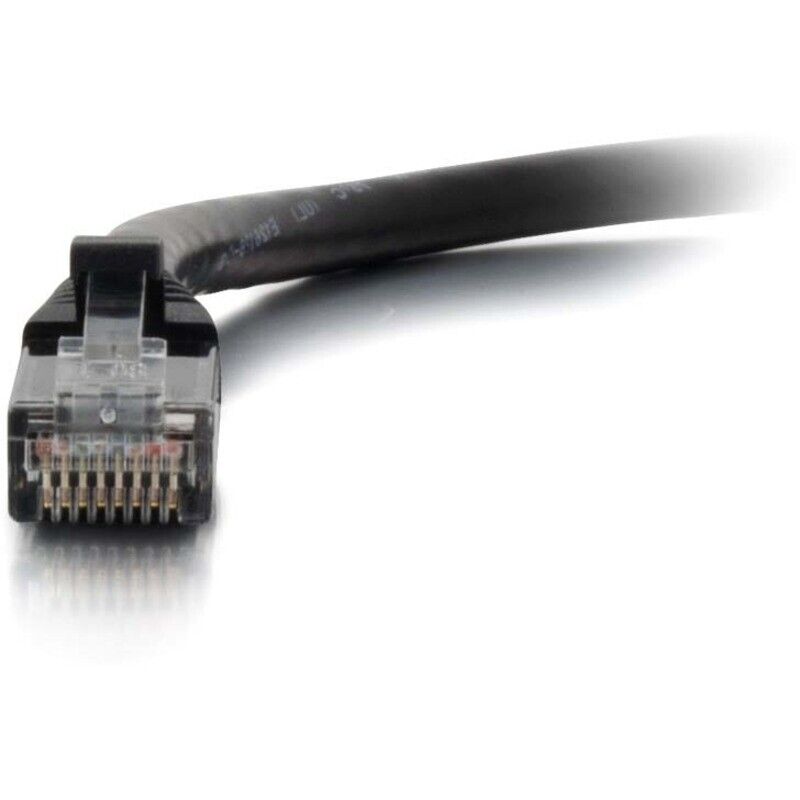 C2G 00953 6IN (6") CAT6 Snagless Black RJ45 Slim Network Ethernet Patch Cable