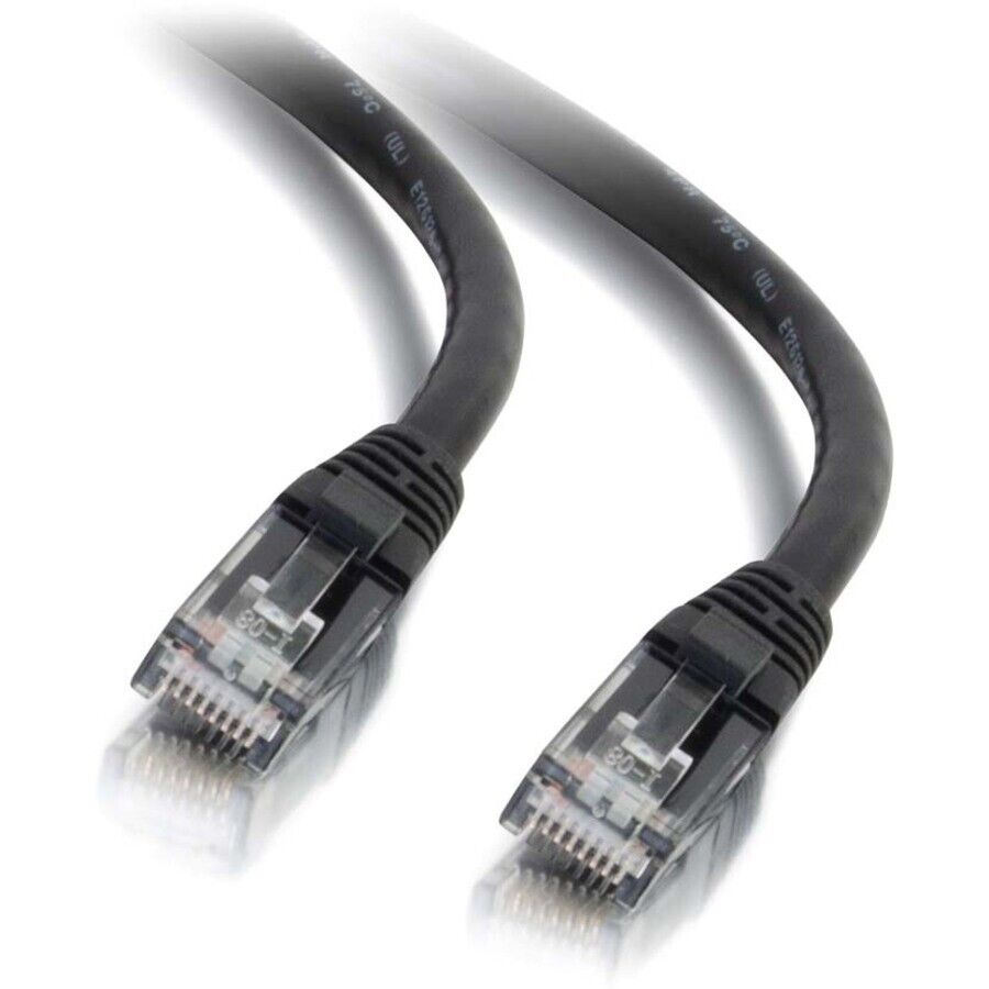 C2G 00953 6IN (6") CAT6 Snagless Black RJ45 Slim Network Ethernet Patch Cable