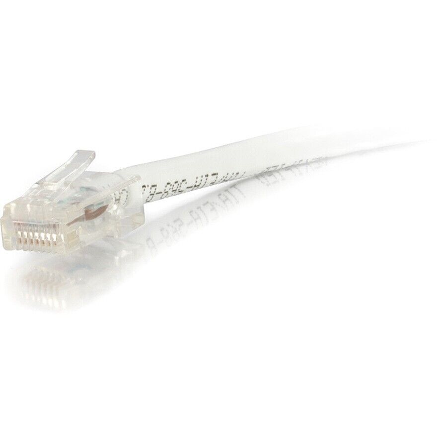 C2G 04232 1FT (12") CAT6 Non-Booted WHITE RJ45 UTP Network Ethernet Patch Cable