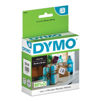 Dymo 30347 750 LabelWriter Book Spine Labels Direct Thermal White 1"x 1-1/2"