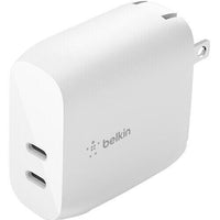 Belkin WCB006DQWH 40W 2x USB-C PPS BoostCharge FAST Wall Charger WHITE