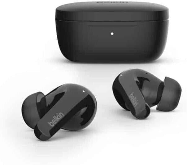 Belkin AUC006BTBK SOUNDFORM Flow Wireless Stereo BLACK Earbuds Bluetooth