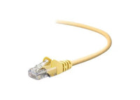 Belkin A3L791B50-YLW-S 50FT CAT5E Snagless YELLOW UTP RJ45 Ethernet Patch Cable