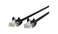 Belkin A3L791B07-BLK-S 7FT CAT5E Snagless BLACK UTP RJ45 Ethernet Patch Cable