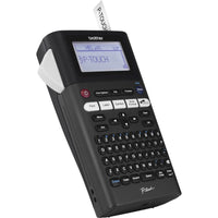 Brother PTH300 Handheld Labeler QWERTY LCD OneTouch Format w Battery Wrist Strap