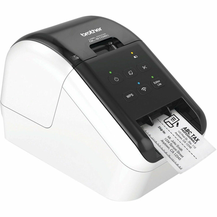 Brother QL810WC P-Touch Pro Wireless Ultra-Fast Thermal USB WiFi Printer w Power