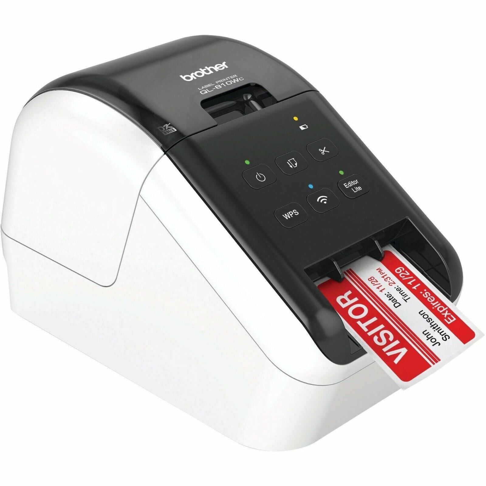 Brother QL810WC P-Touch Pro Wireless Ultra-Fast Thermal USB WiFi Printer w Power