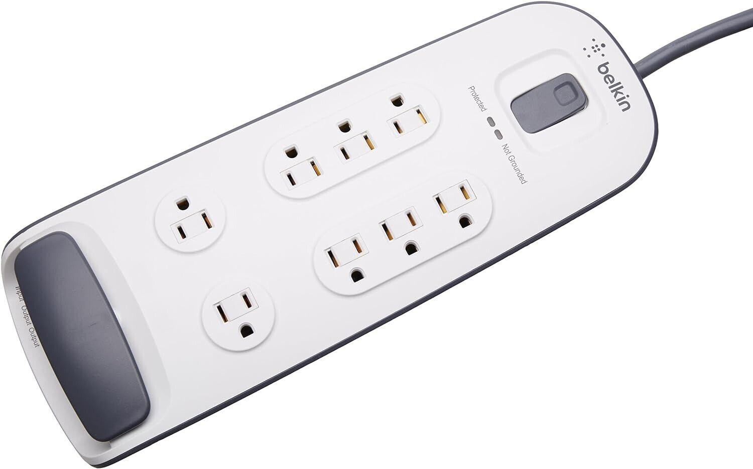 Belkin BV108200-06 8 Outlet Power Strip Surge TEL Protector 6' Power Cord 3690J