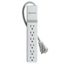 Belkin BE106000-06R 6 Outlet Power Strip Surge Protector 6' Rotating Plug BLACK