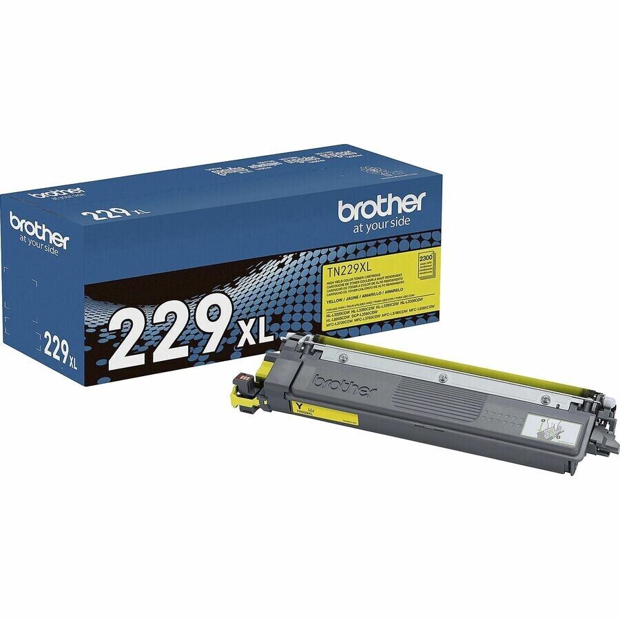 Brother TN229XLY High Yield YELLOW Laser Toner up to 2300 Pages Single Pack