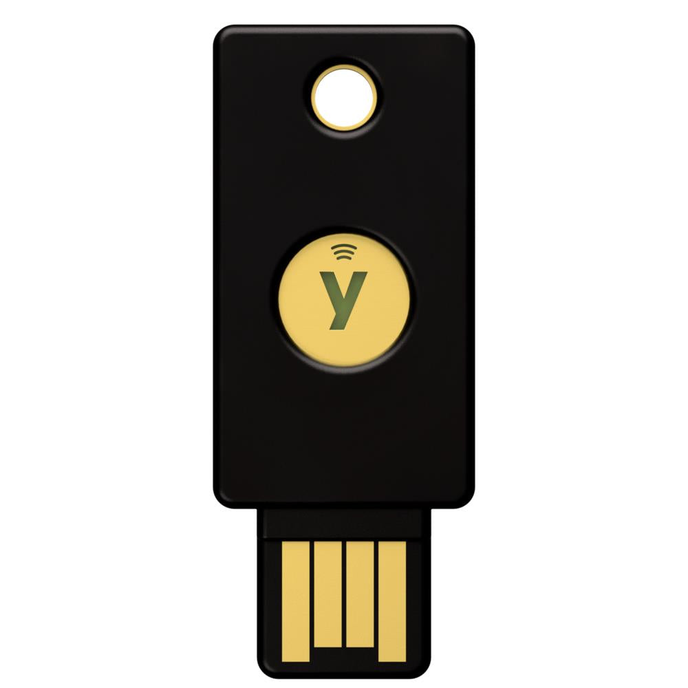 Yubico 8880001002 YubiKey 5 NFC Two-Factor Auth 2FA Security Key USB-A FIDO BLK