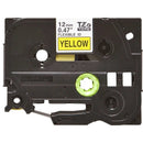 Brother TZEFX631 P-Touch 1/2"x26.2' BLACK on YELLOW Flexible ID Label Tape Cart