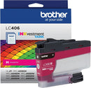 Brother INKvestment LC406MS Standard YIELD MAGENTA Ink Cartridge to 3000 Pages