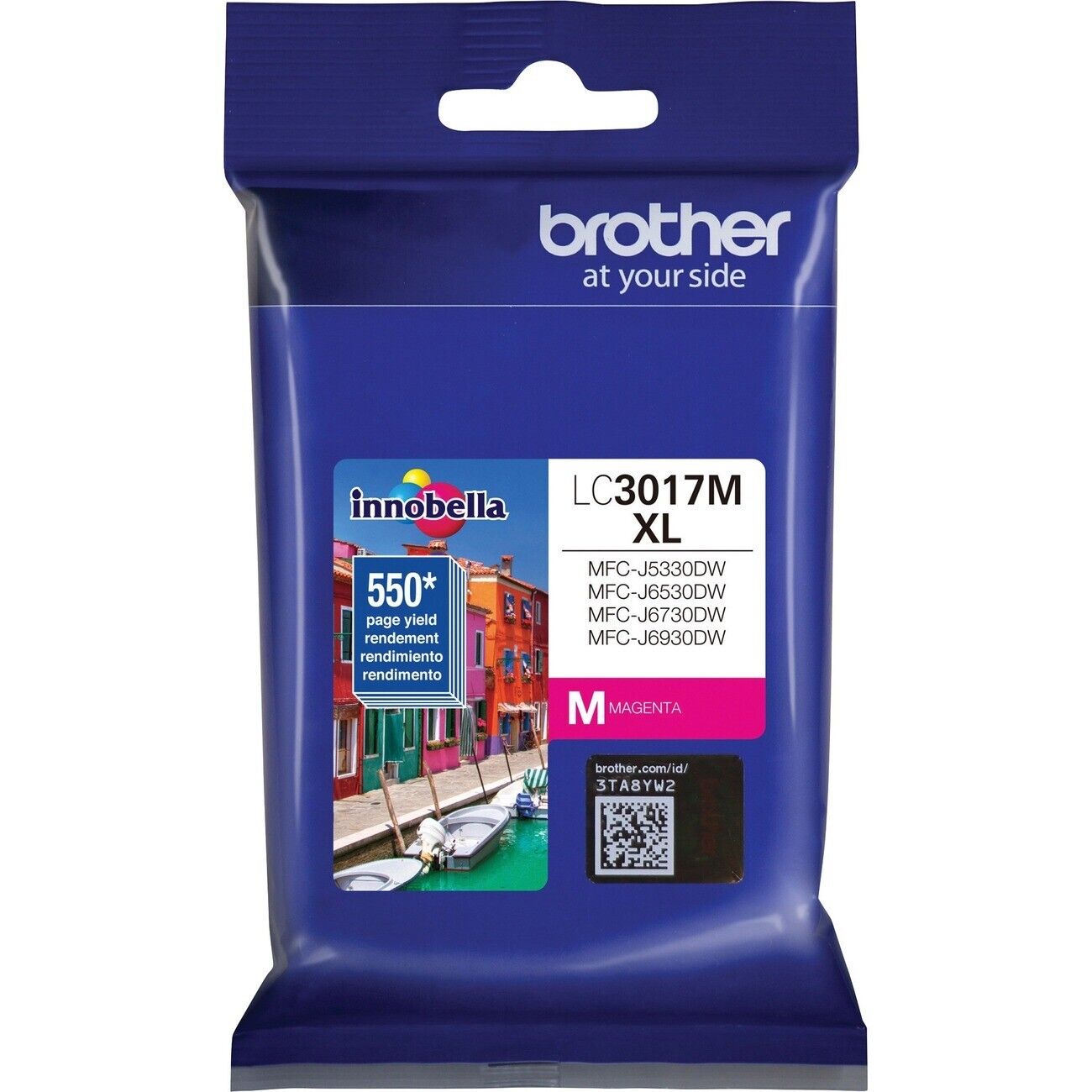 Brother INKvestment LC3017M High Yield MAGENTA Ink Cartridge up to 550 Pages