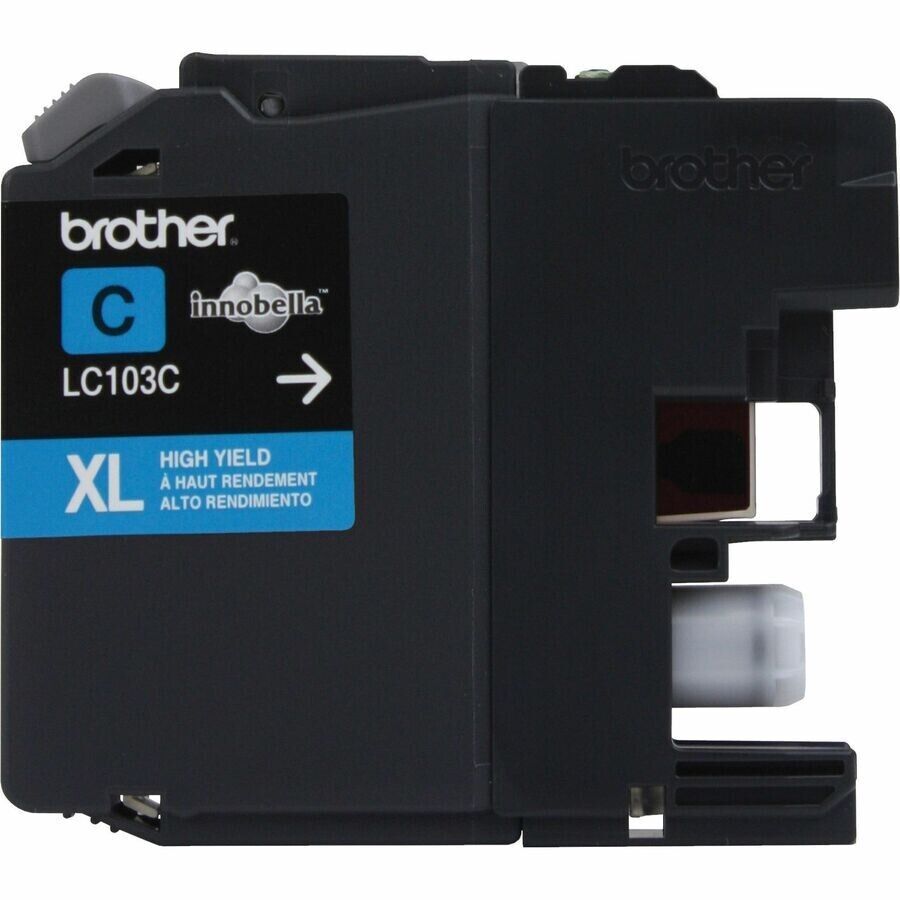 Brother Innobella LC103C High Yield CYAN INK Cartridge 600 Pages for DCP-J MFC-J