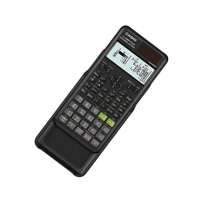 Casio FX-300ESPLS2-S 2nd Ed Scientific SOLAR Calculator 4 Lin 16 Dig Slide Case