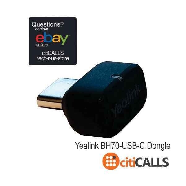 Yealink BH70-DUAL-UC-USB-C 1208668 Stereo All Day Wireless Bluetooth Headset