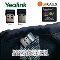 Yealink BH70-DUAL-UC-USB-A 1208664 Stereo All Day Wireless Bluetooth Headset