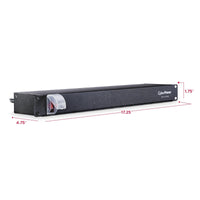 CyberPower CPS-1215RM 10 Outlets Single Phase 100-0120 15A Basic 1U Rack 19" PDU
